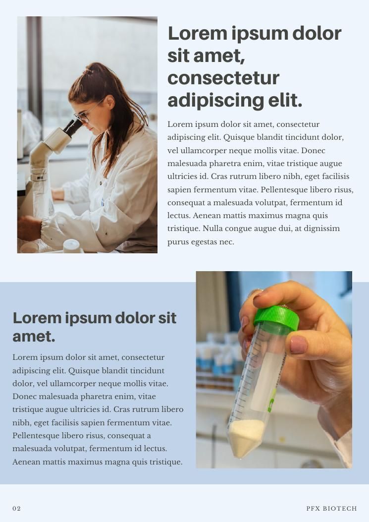 PFx Biotech Newsletter page 2